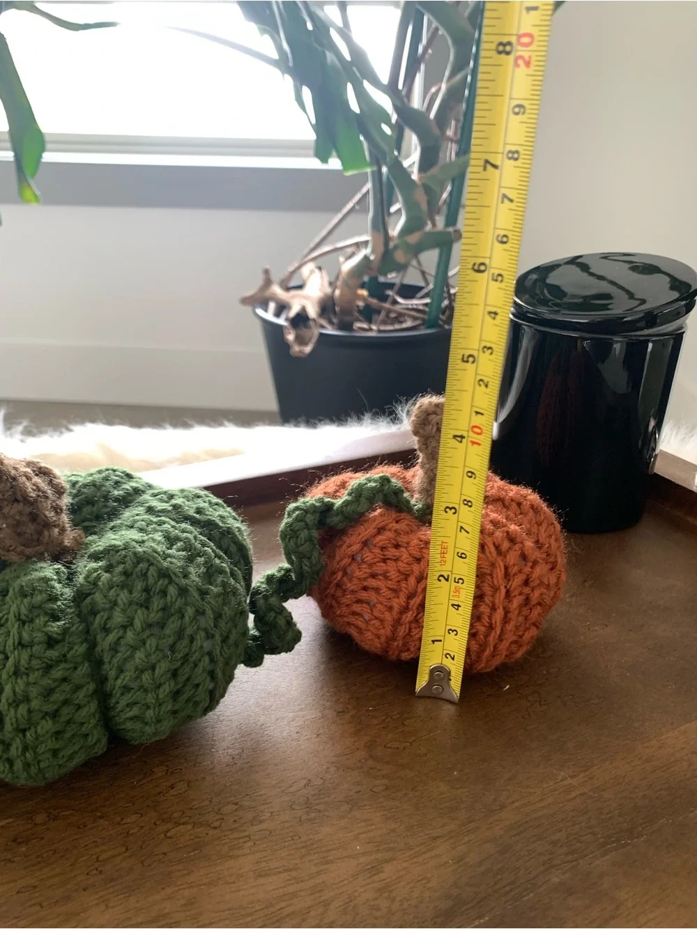 Fall Autumn Crochet Pumpkins set of three